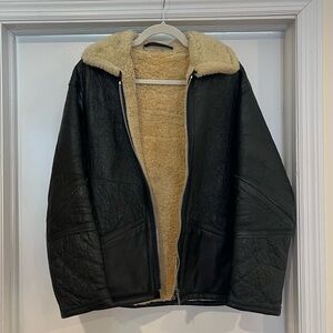 vintage shearling jacket
